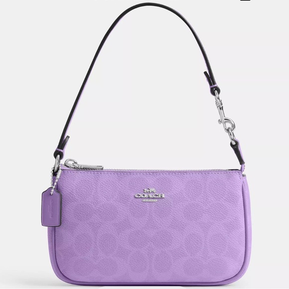 NWT Coach!! Nolita 19 In Signature Canvas 💜 - Picture 1 of 11